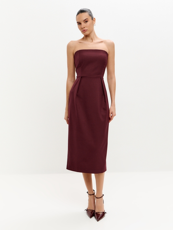 Платье с корсетом