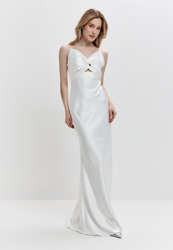 Платье с перекрутом "рыбка"